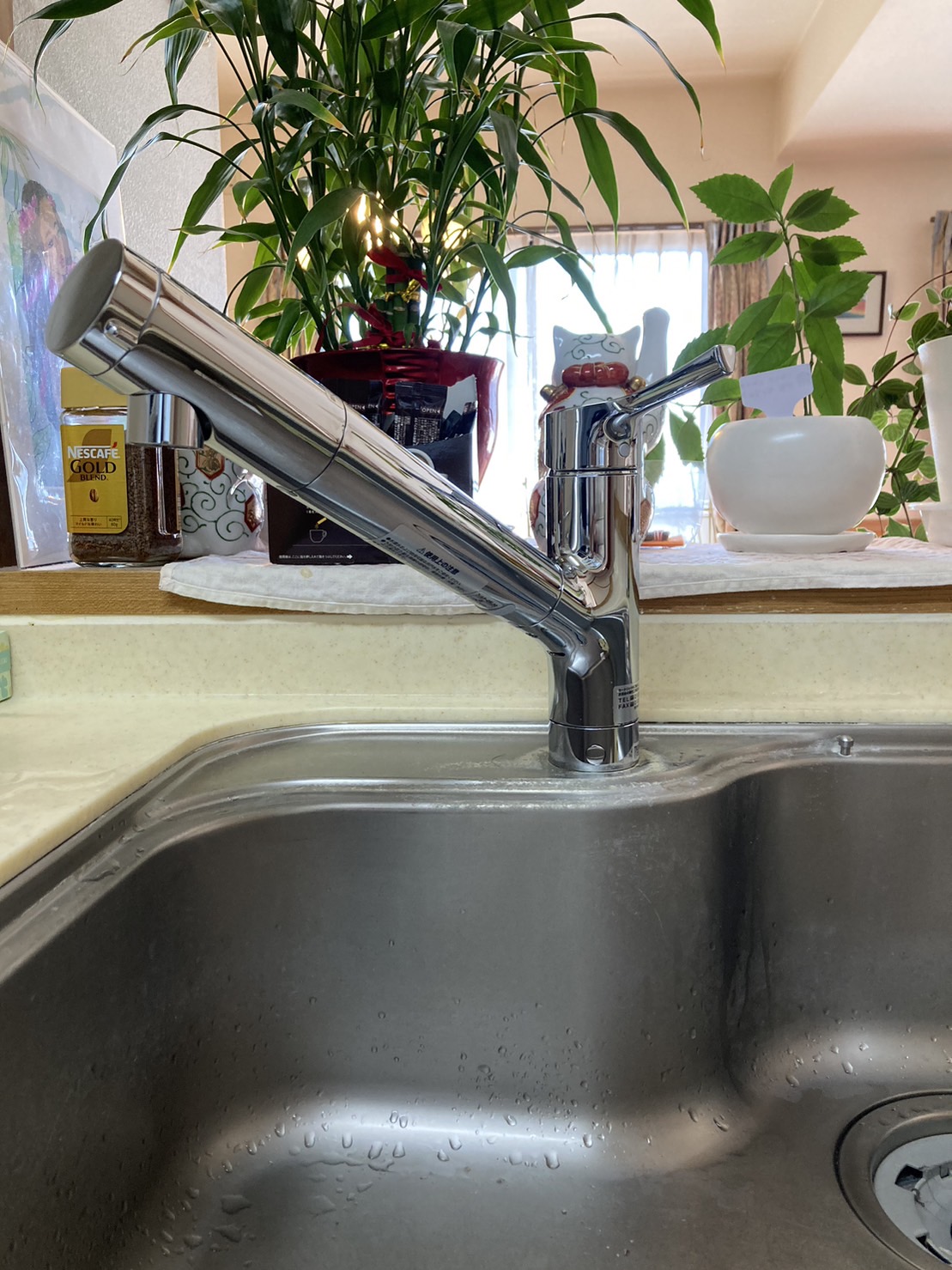 施工後　台所水栓