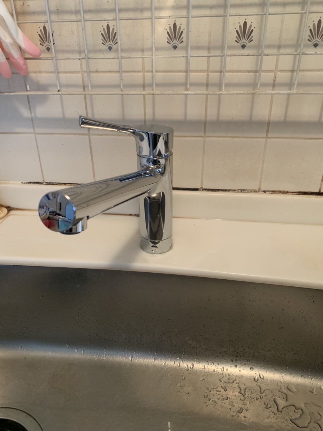 施工後　台所水栓