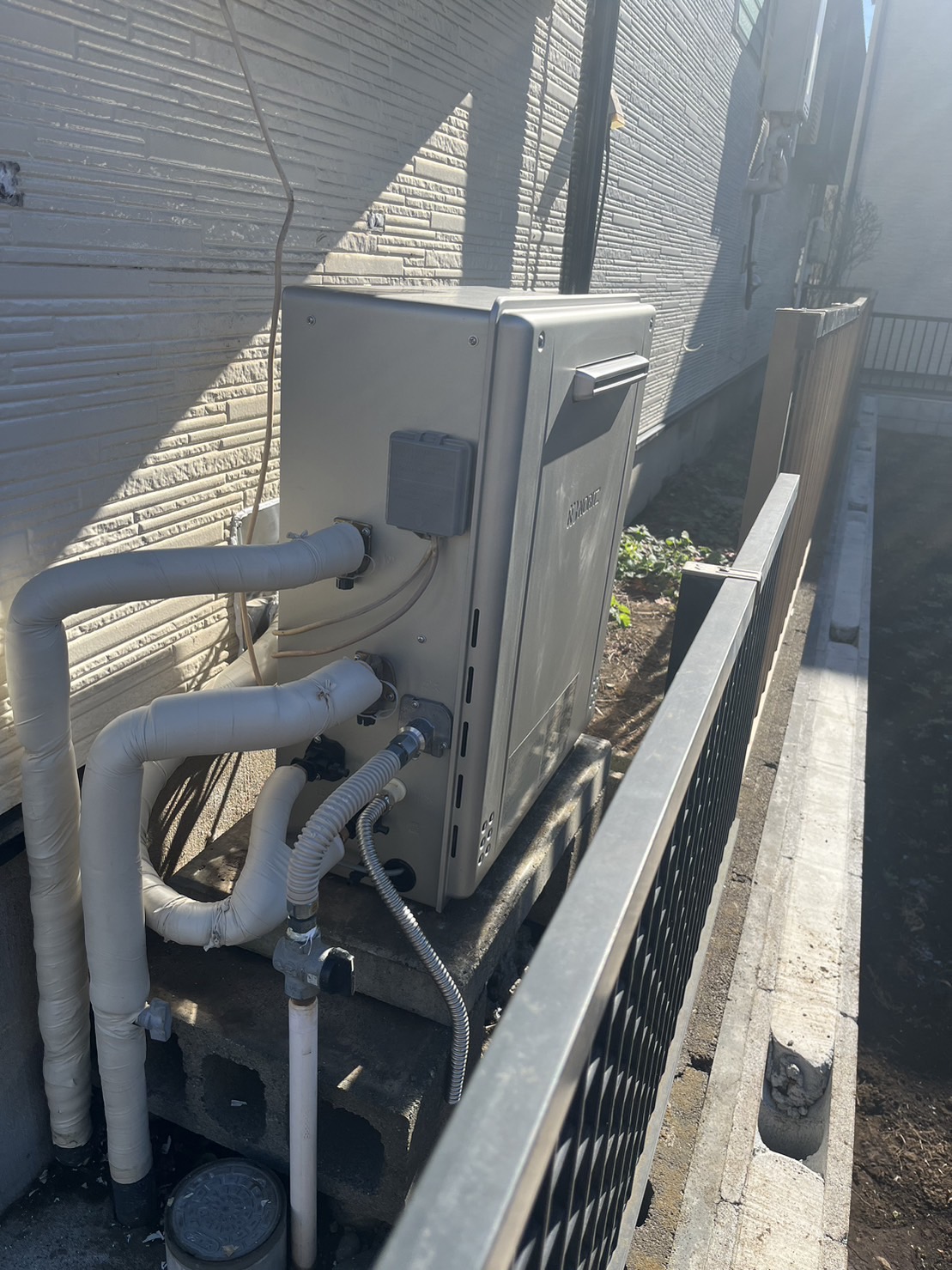 施工後　給湯器