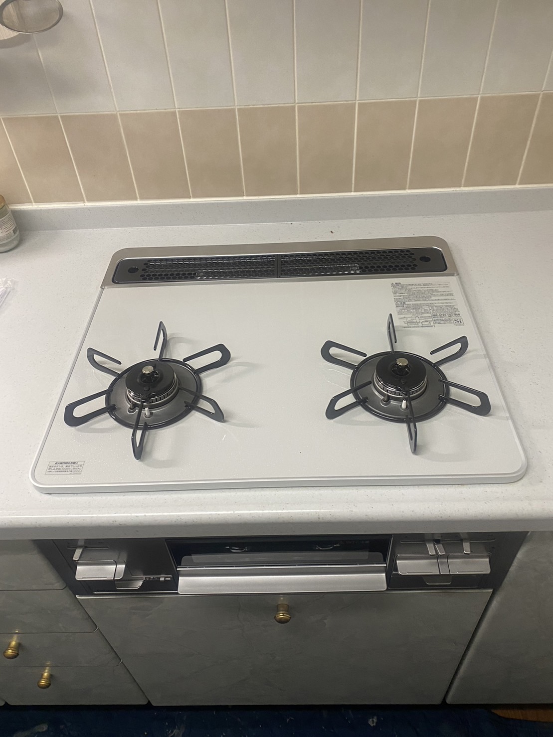 施工後　コンロ