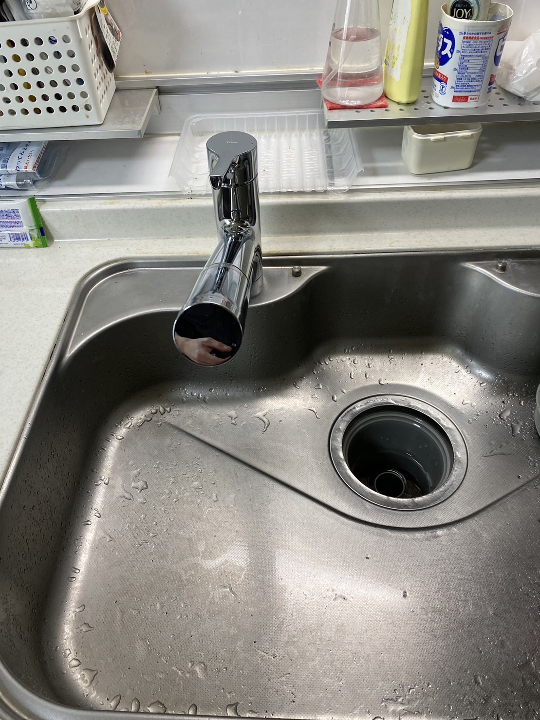 施工後　台所水栓