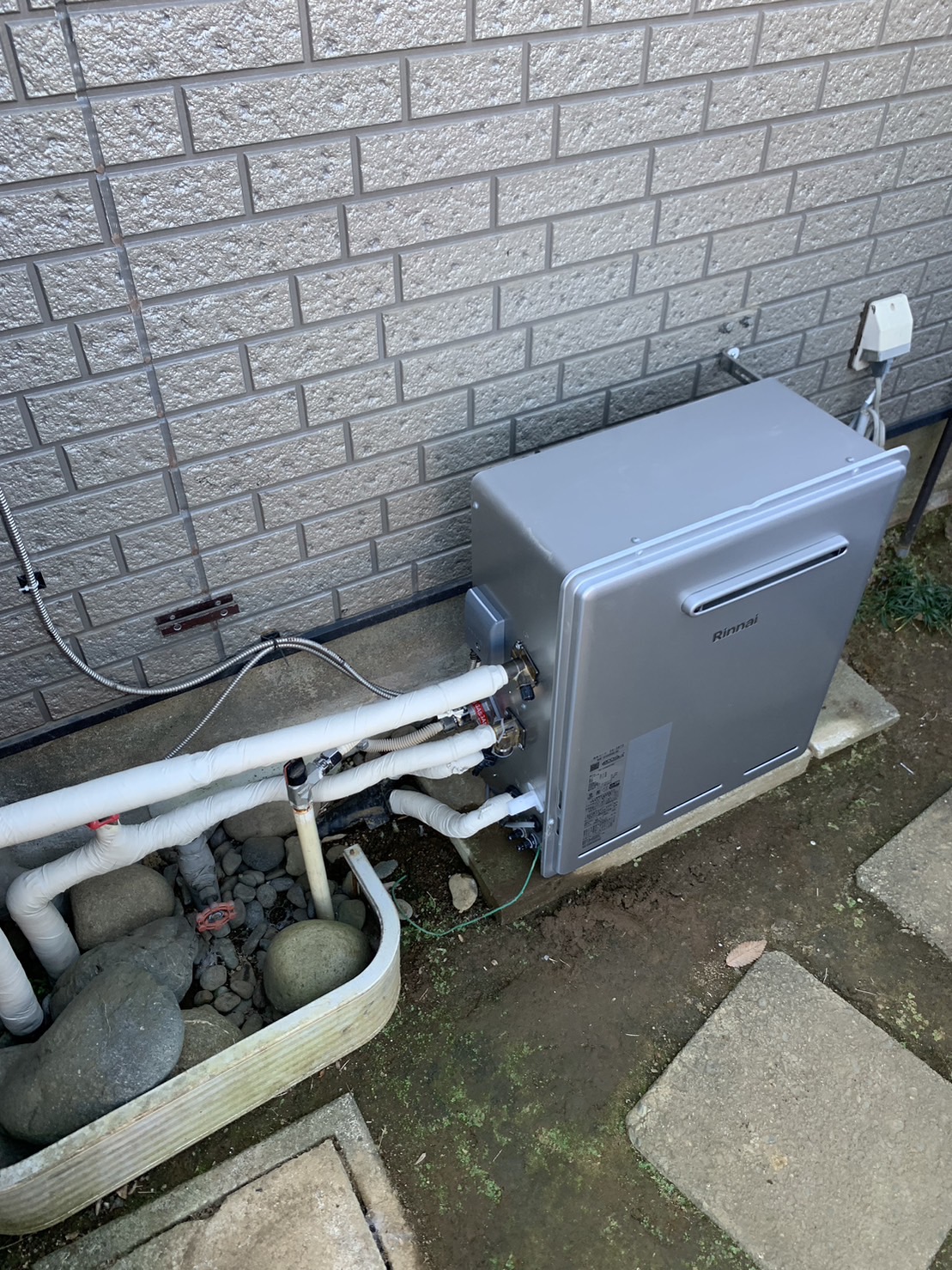 施工後　給湯器