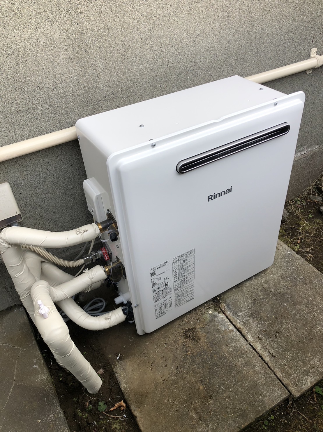 施工後　給湯器