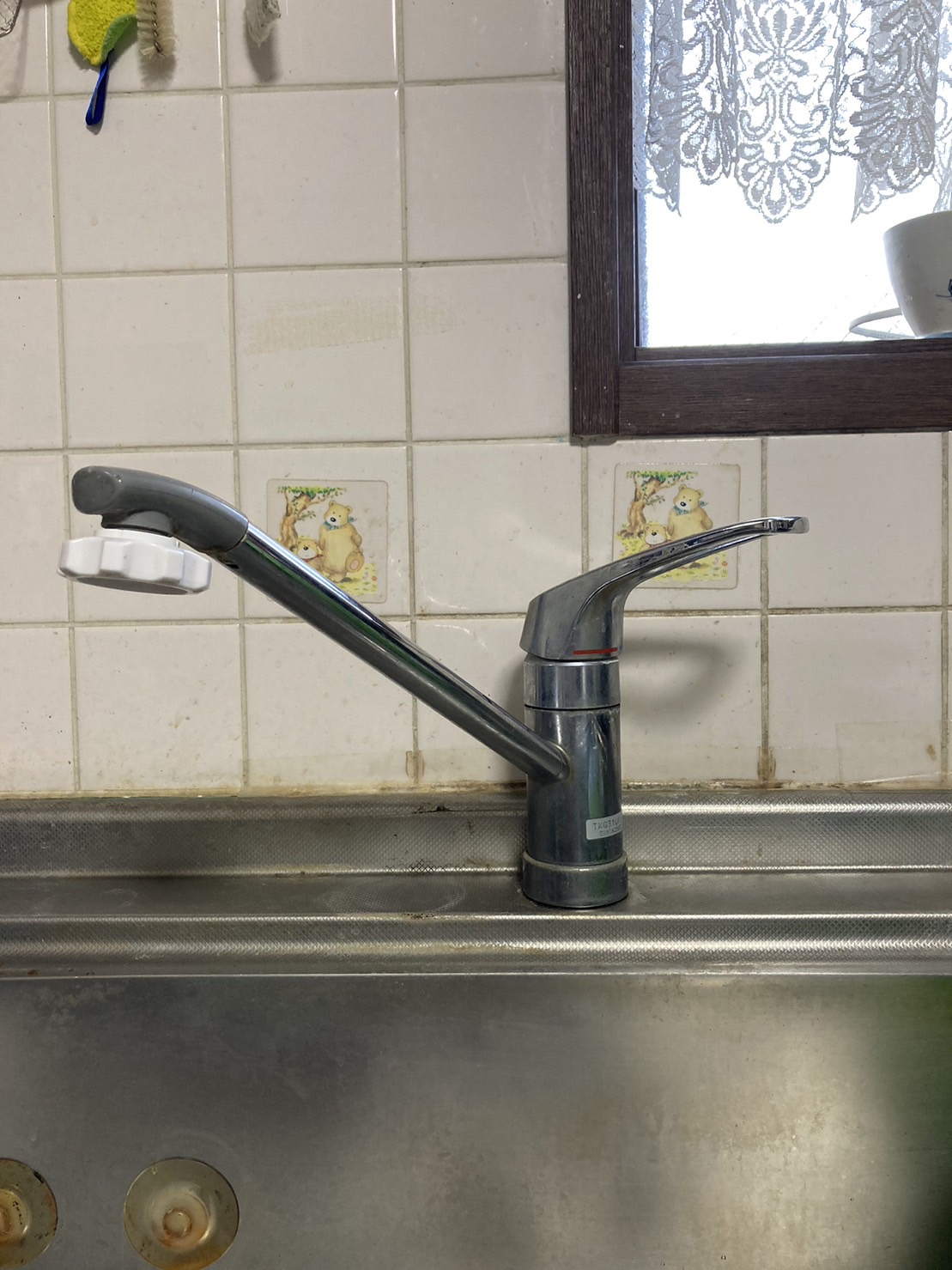 施工前　台所水栓