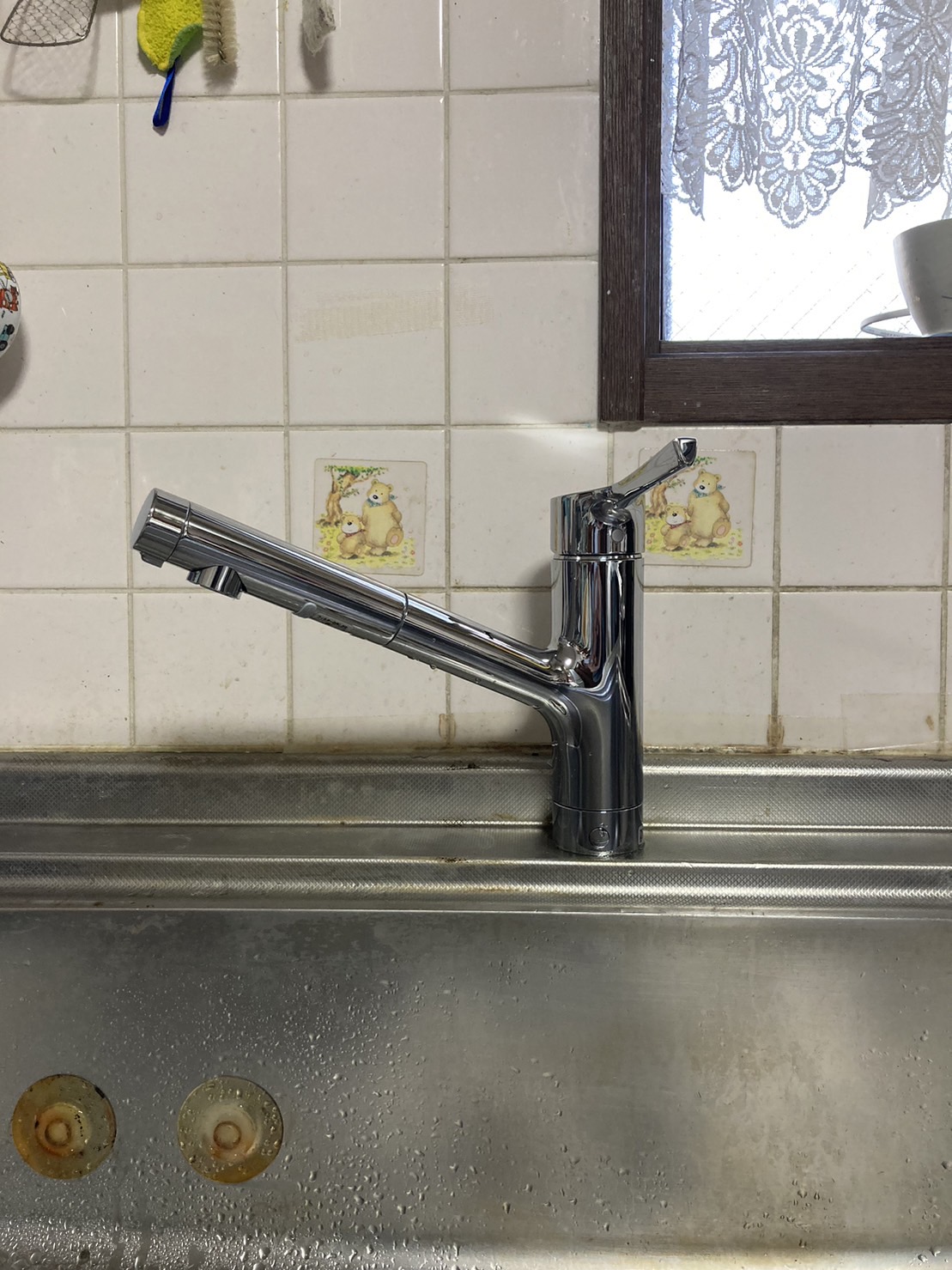 施工後　台所水栓