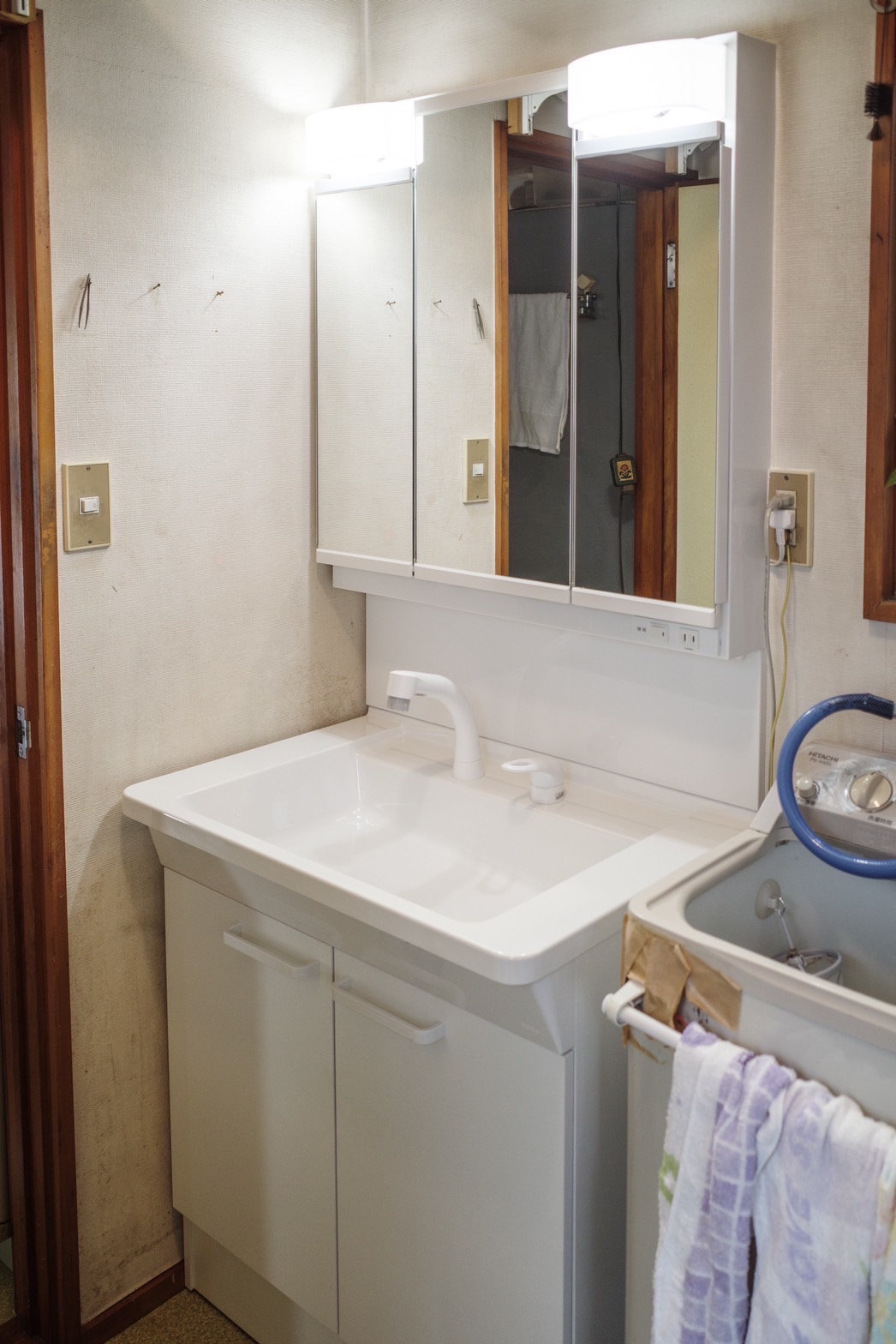 施工後　洗面化粧台