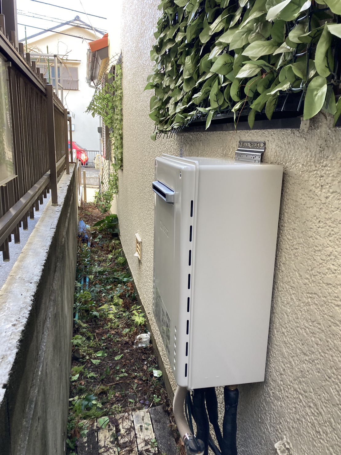 施工後　給湯器