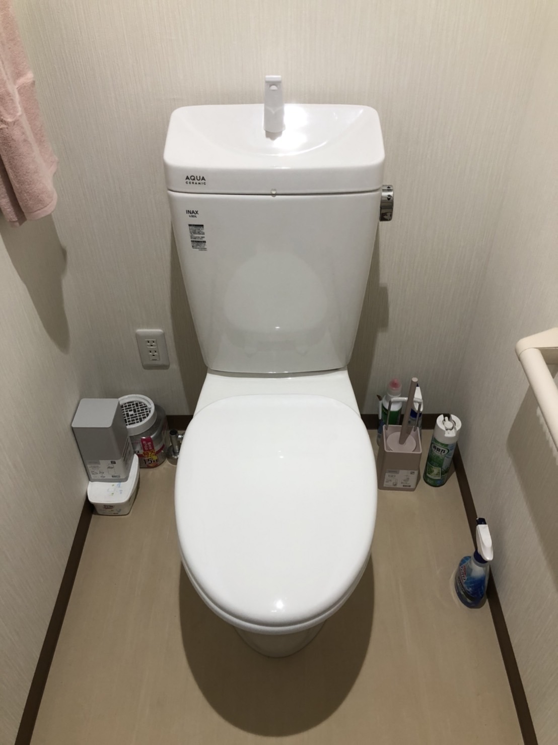 施工前　トイレ