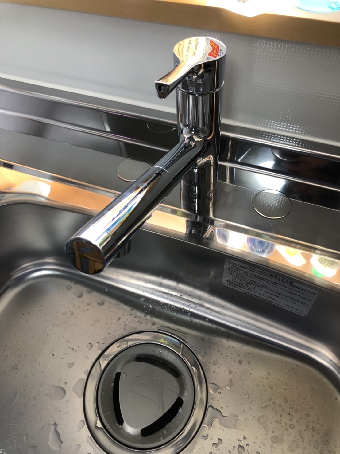 施工後　台所水栓