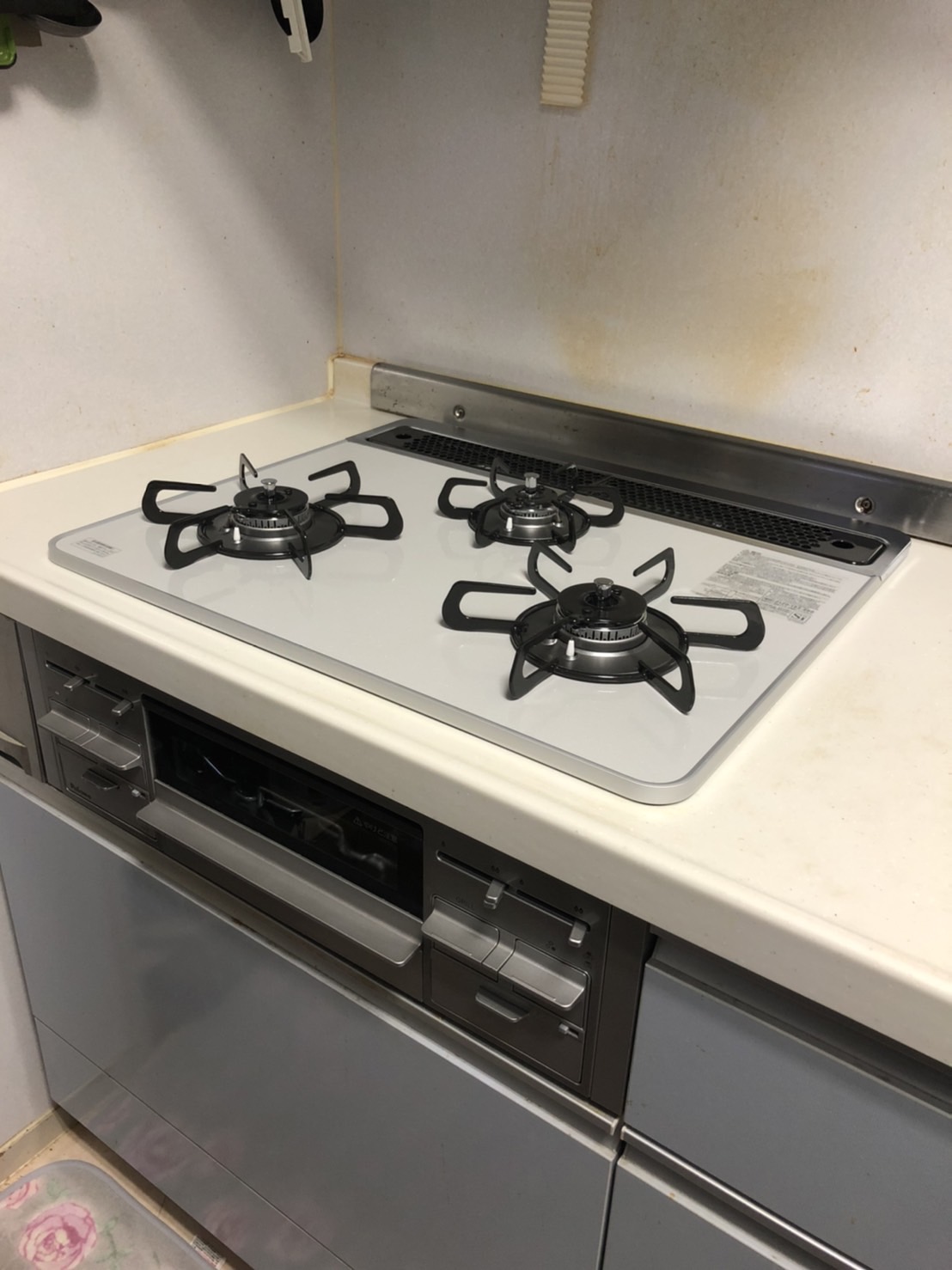 施工後　コンロ