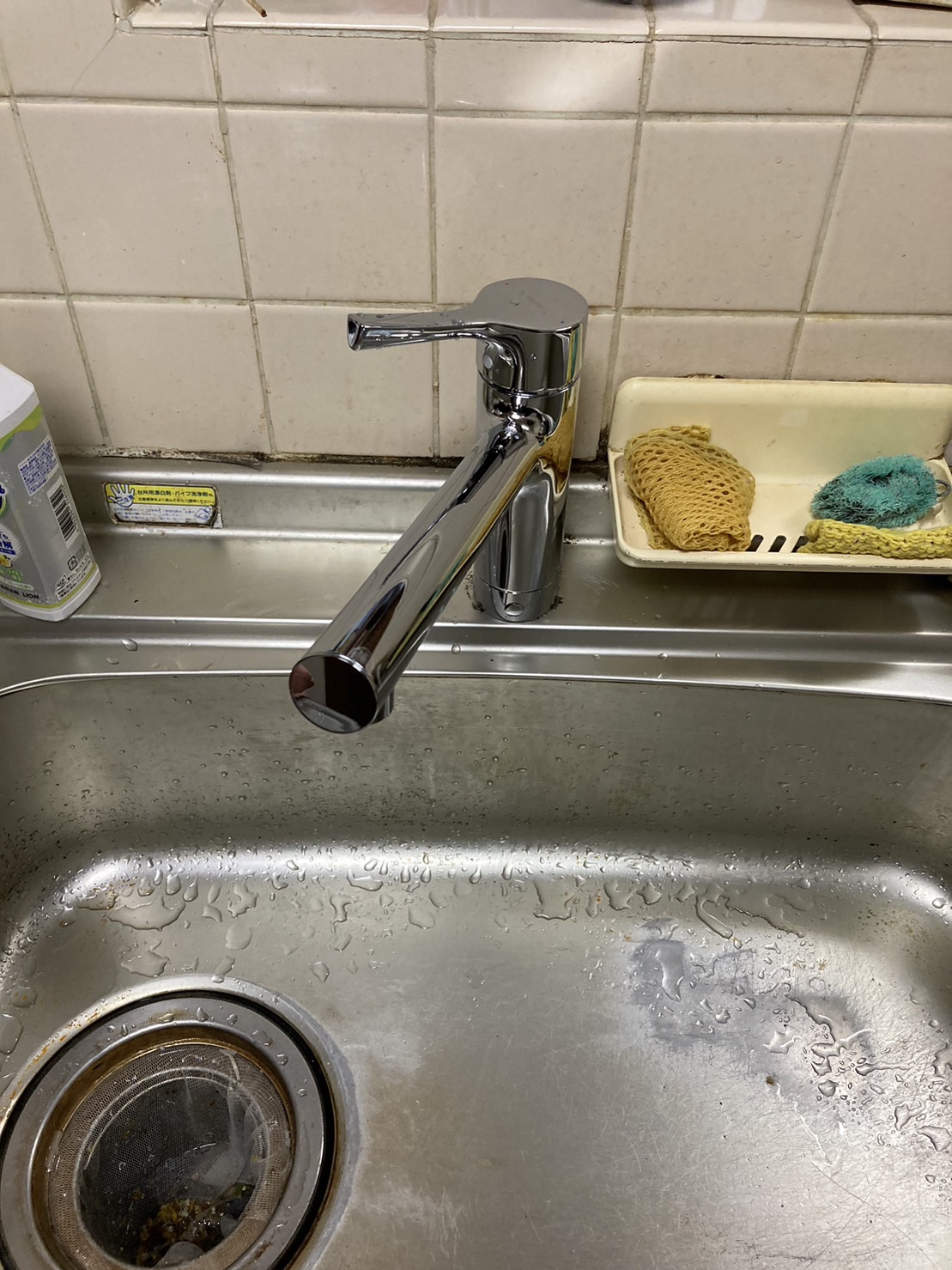 施工後　台所水栓