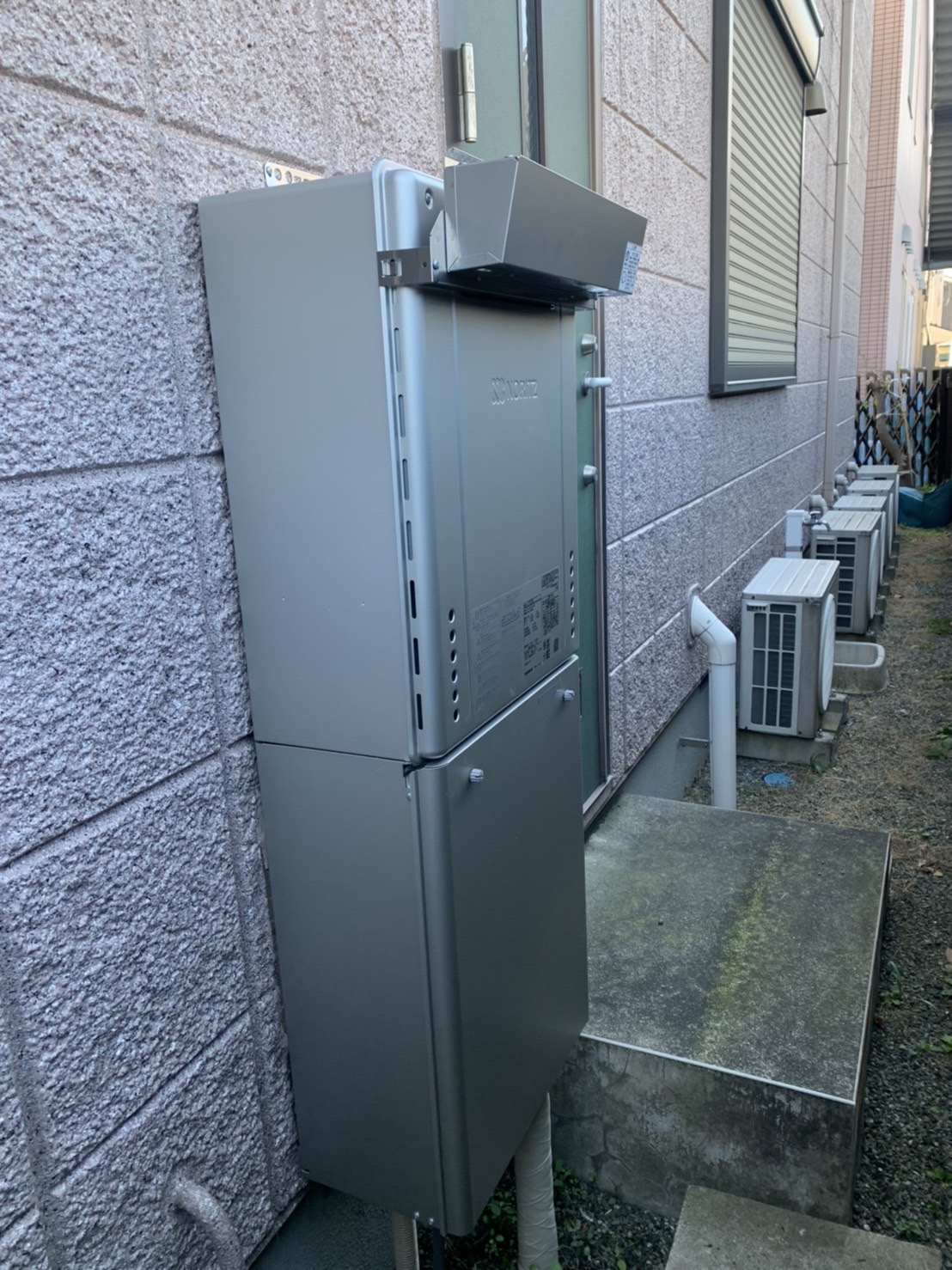 施工後　給湯器