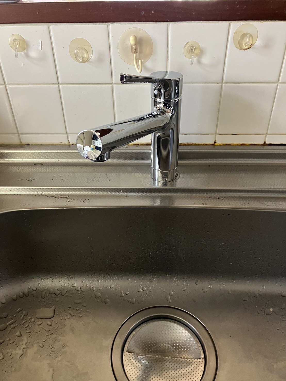 施工後　台所水栓