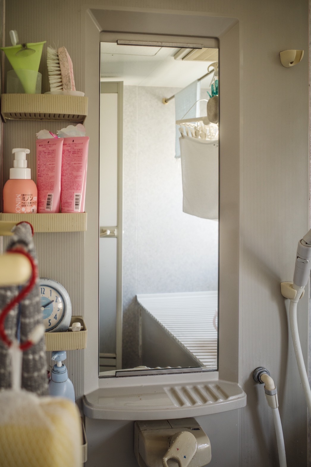 施工後　浴室鏡