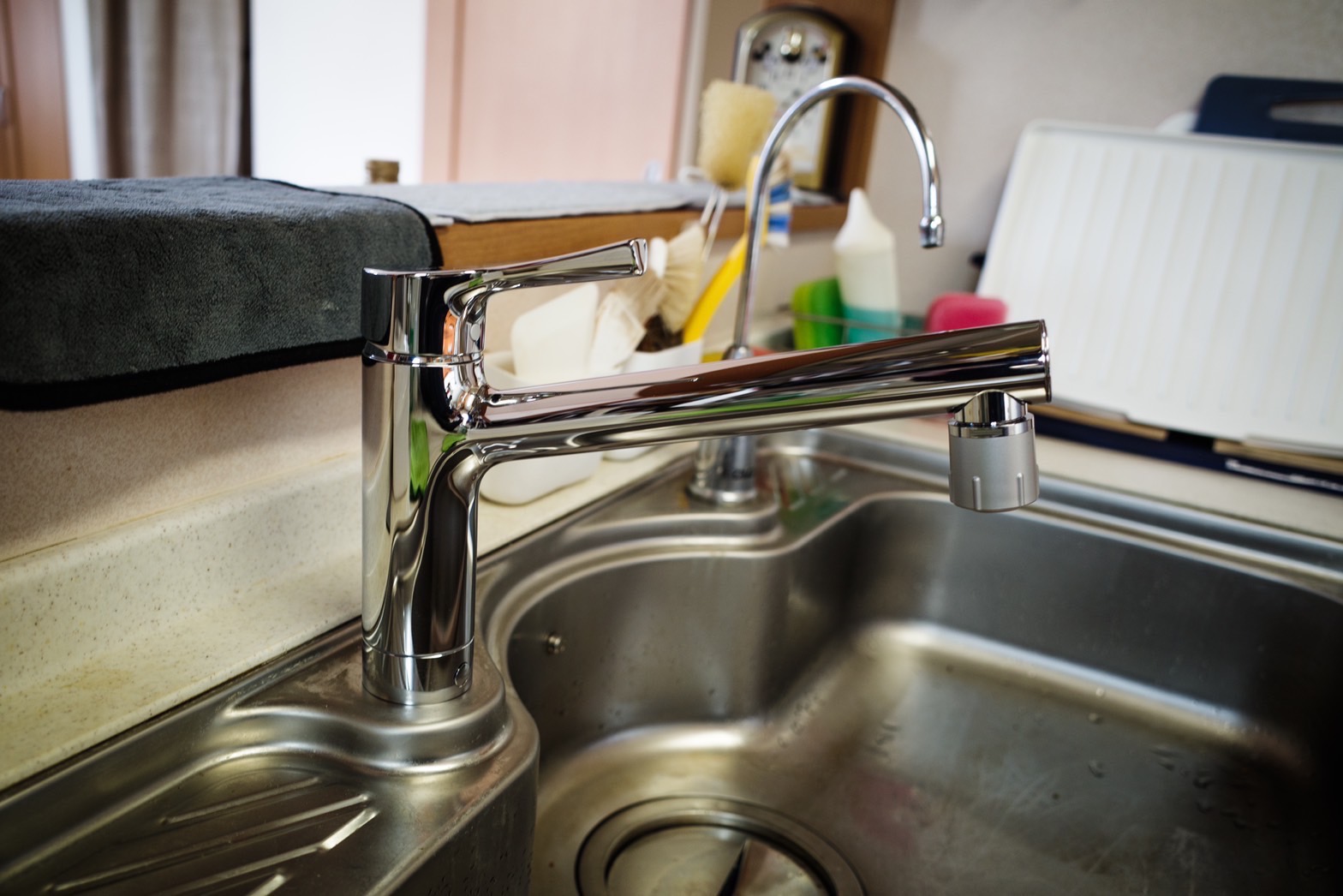 施工後　台所水栓