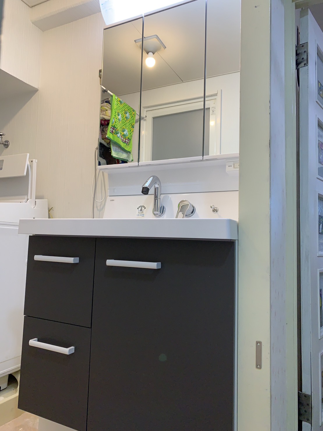 施工後　洗面化粧台