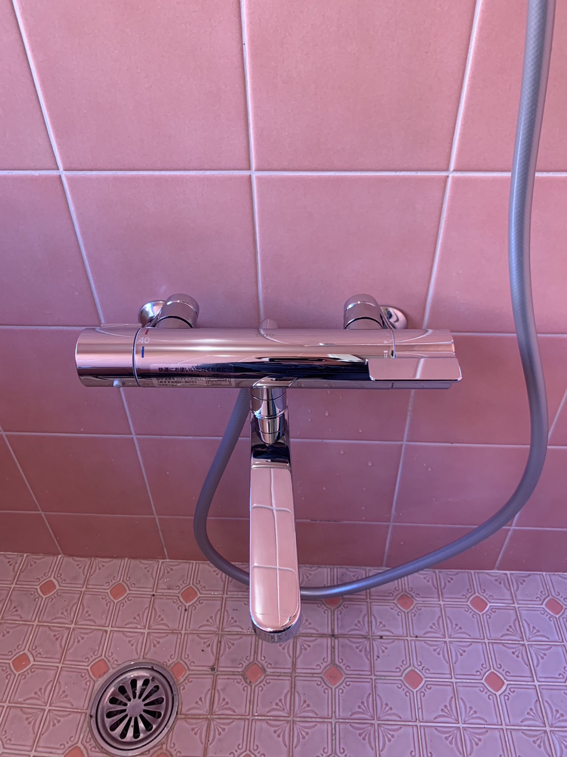 施工後　浴室水栓