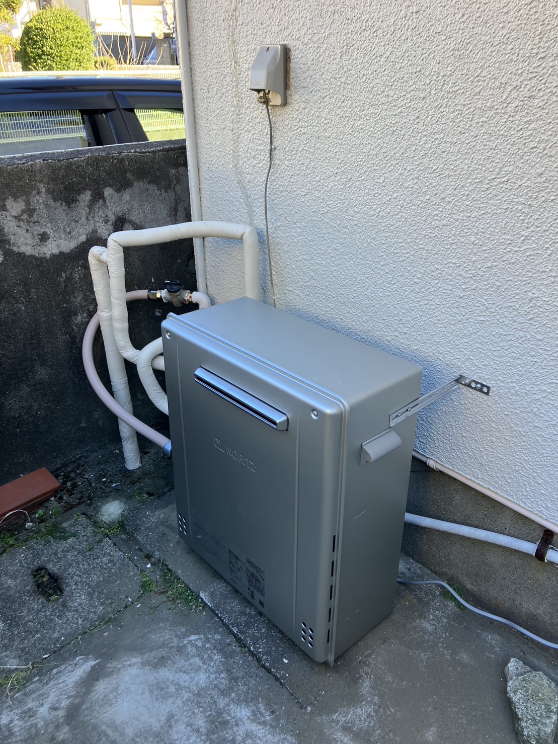 施工後　給湯器