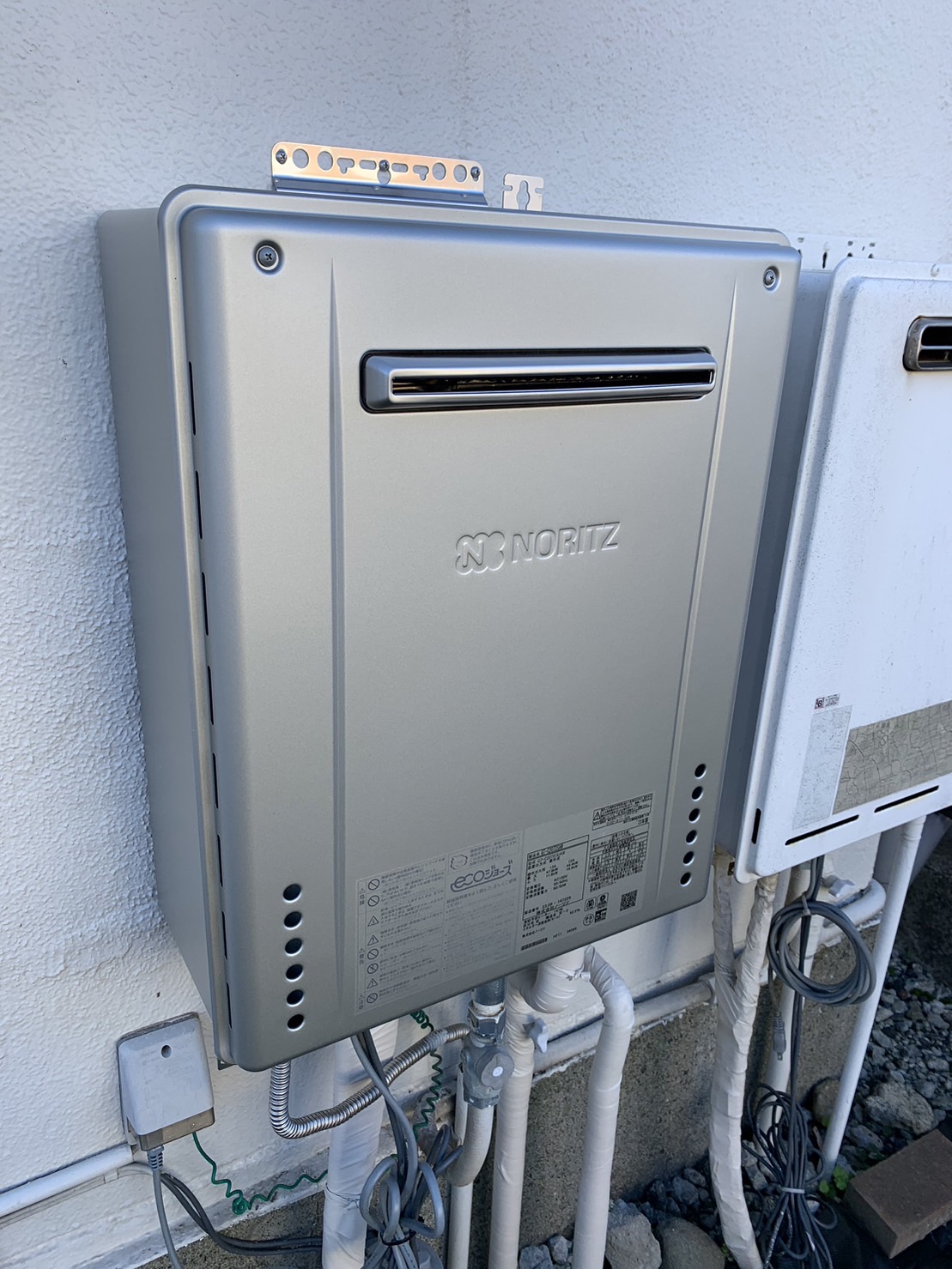 施工後　給湯器