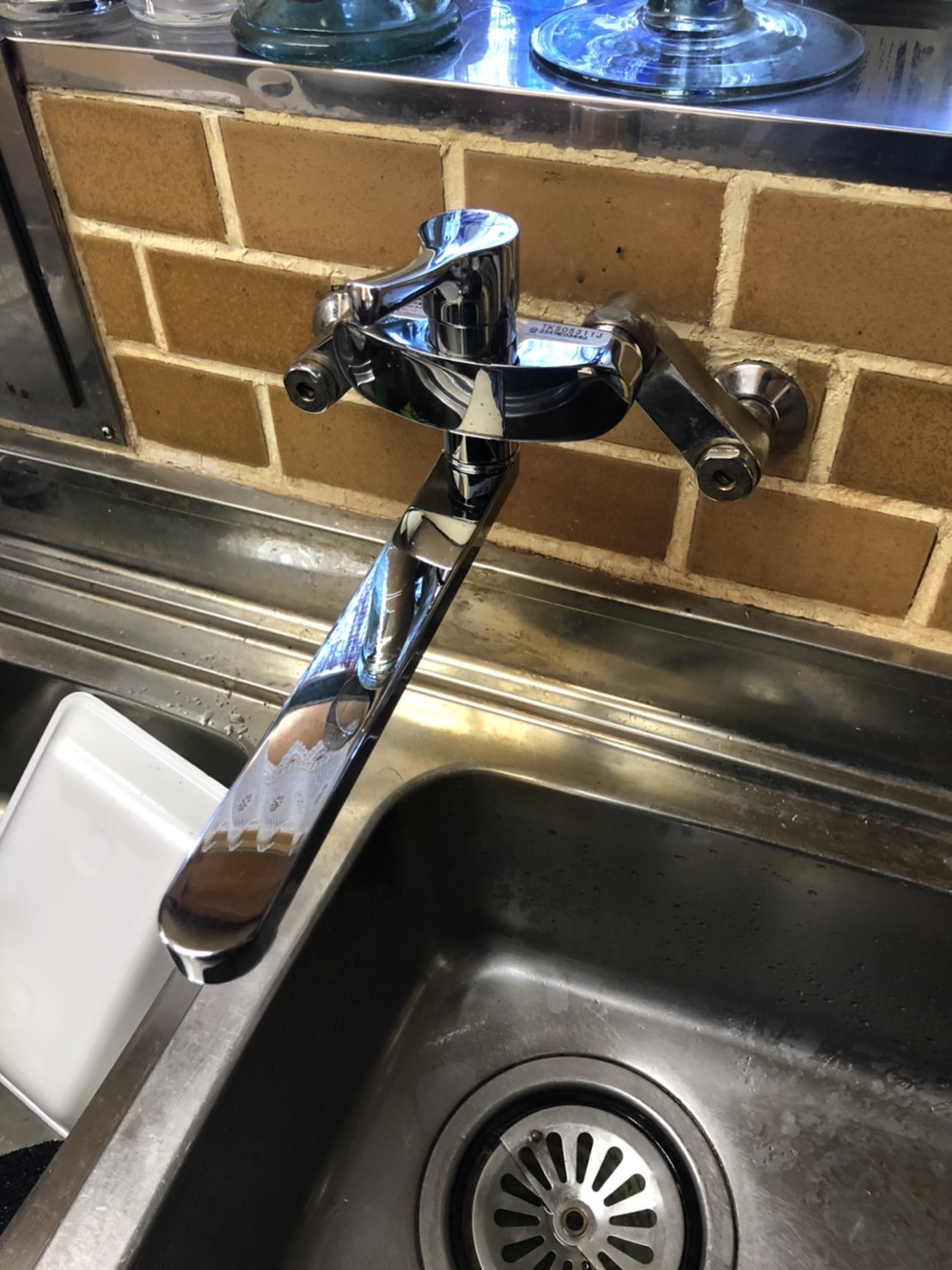 施工後　台所水栓