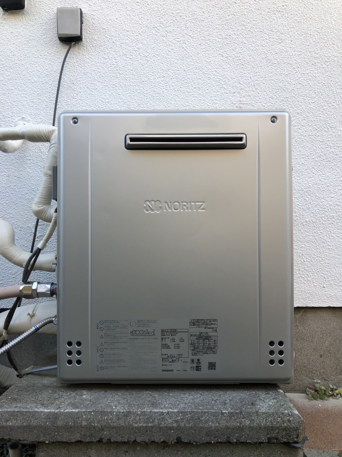 施工後　給湯器