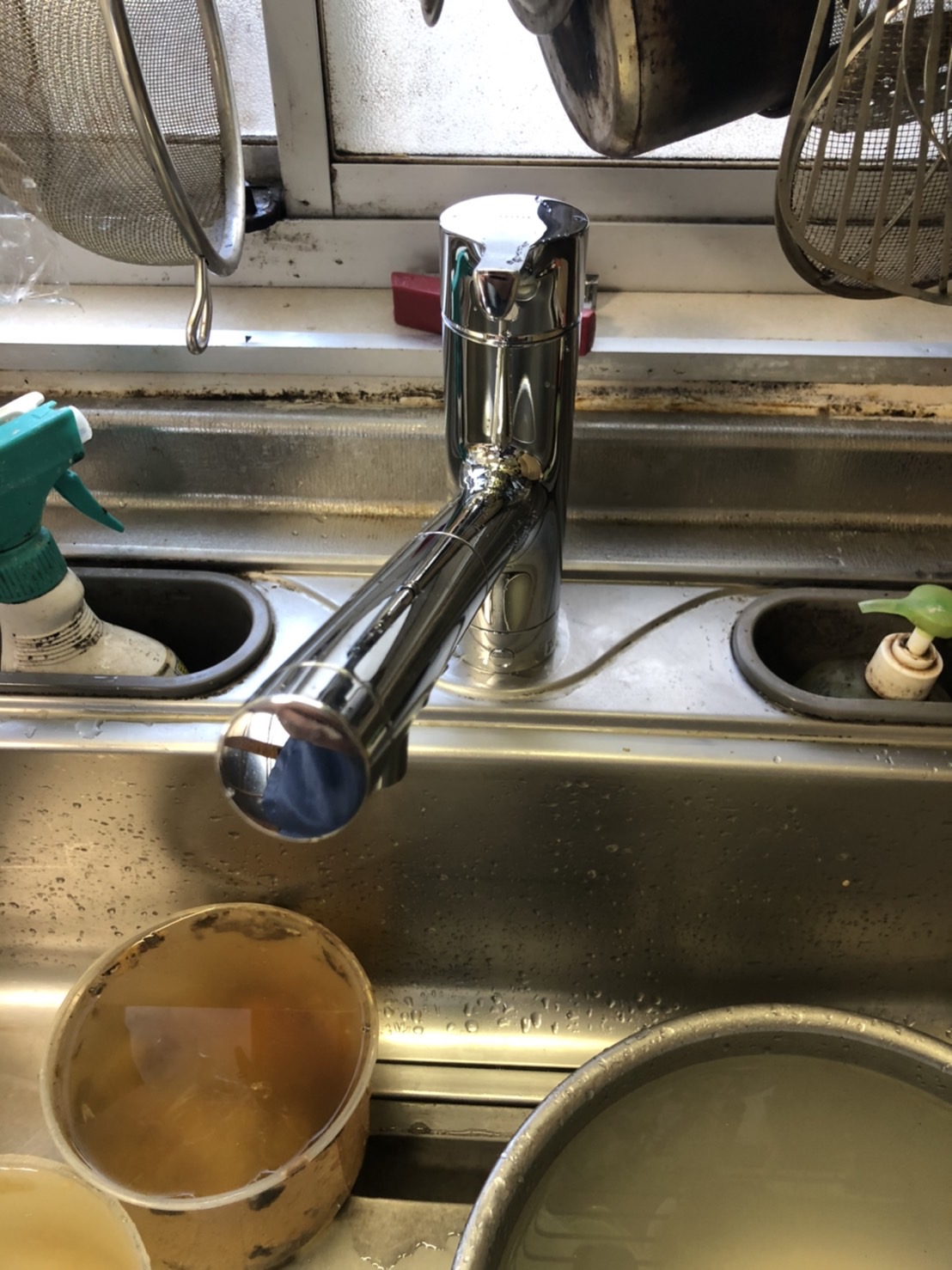 施工後　台所水栓