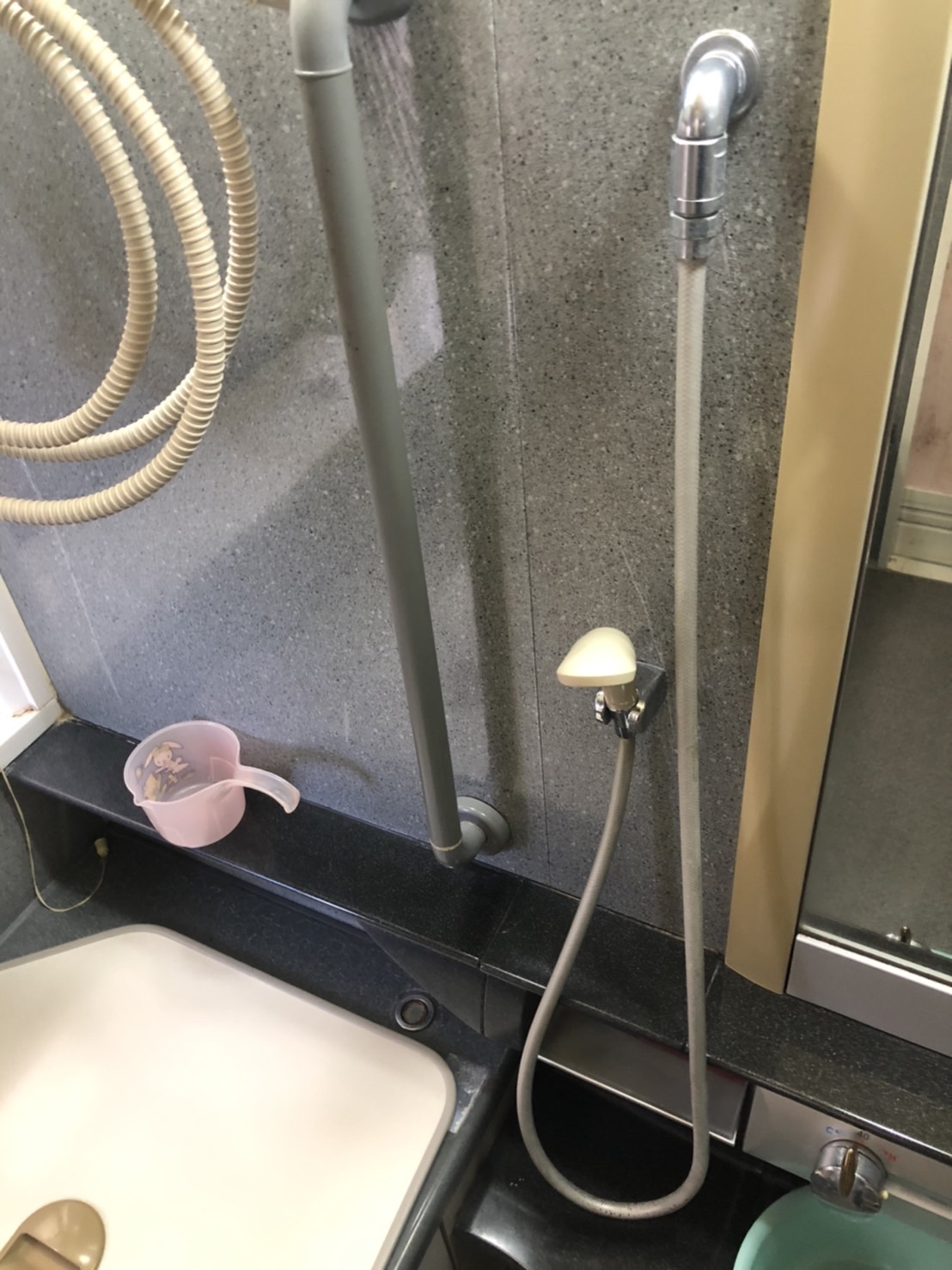 施工前　シャワー