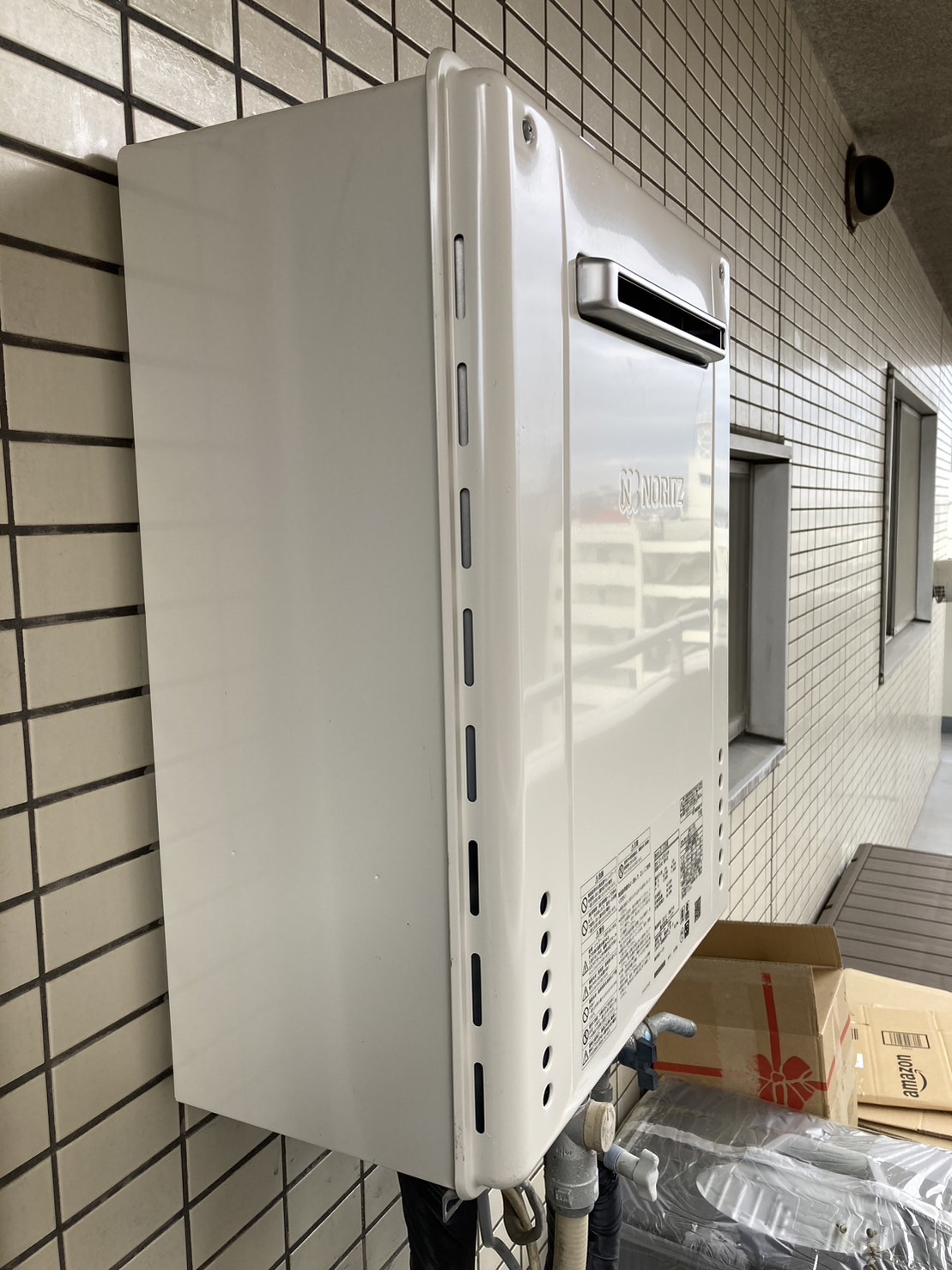 施工後　給湯器