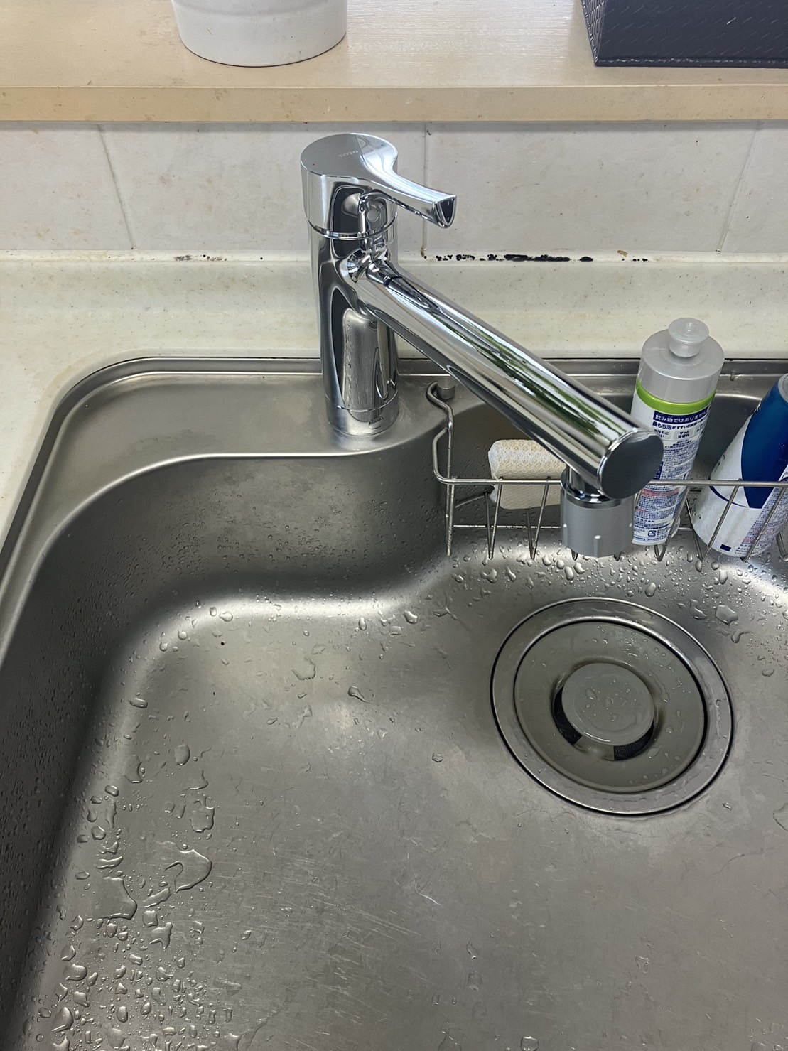 施工後　台所水栓