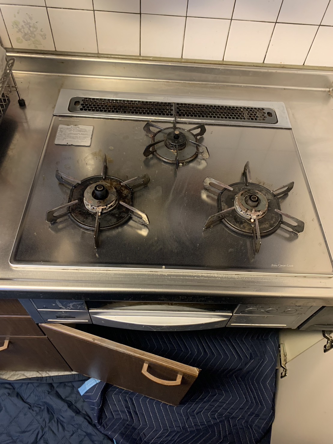 施工前　コンロ