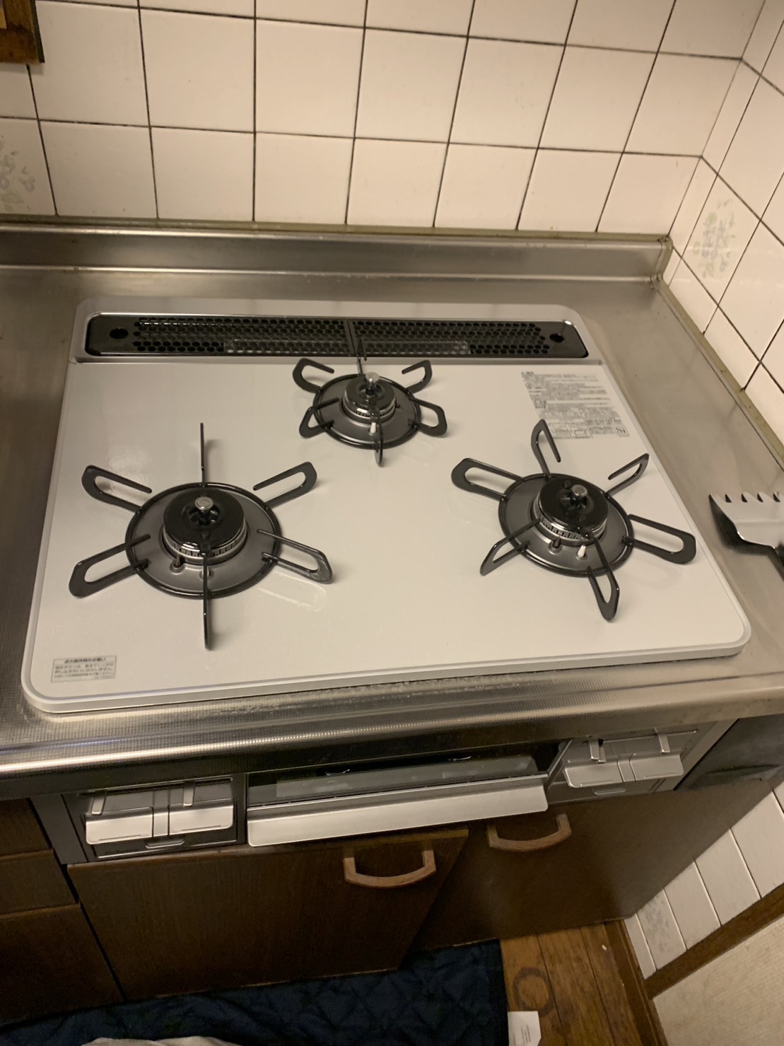 施工後　コンロ