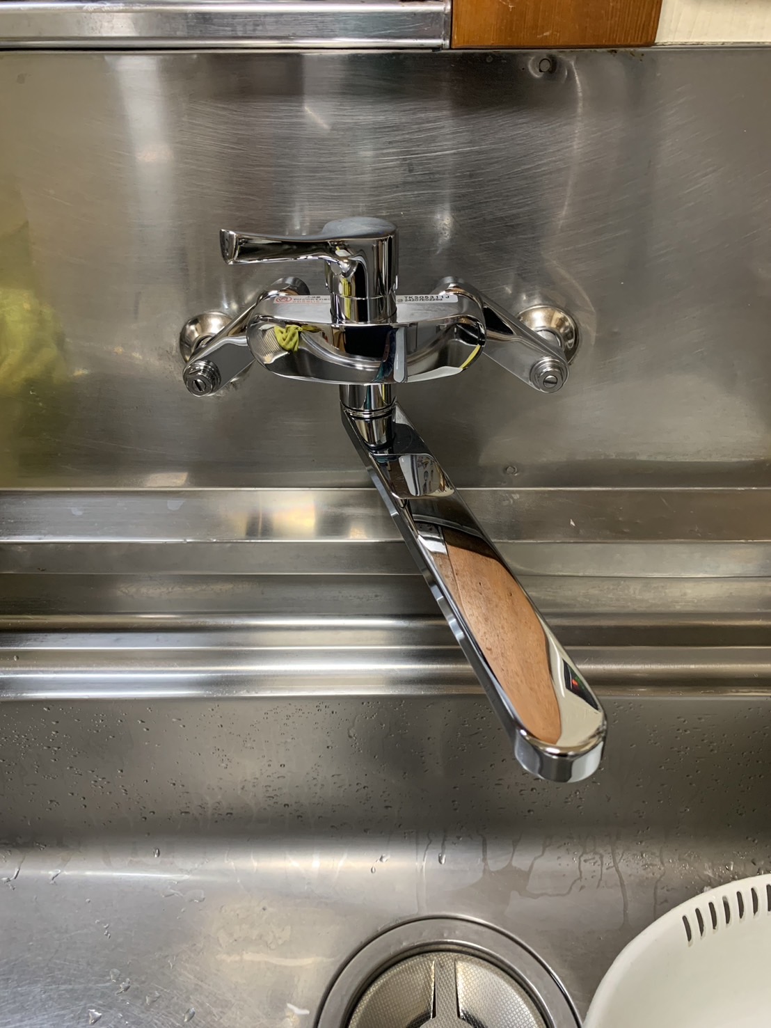 施工後　台所水栓