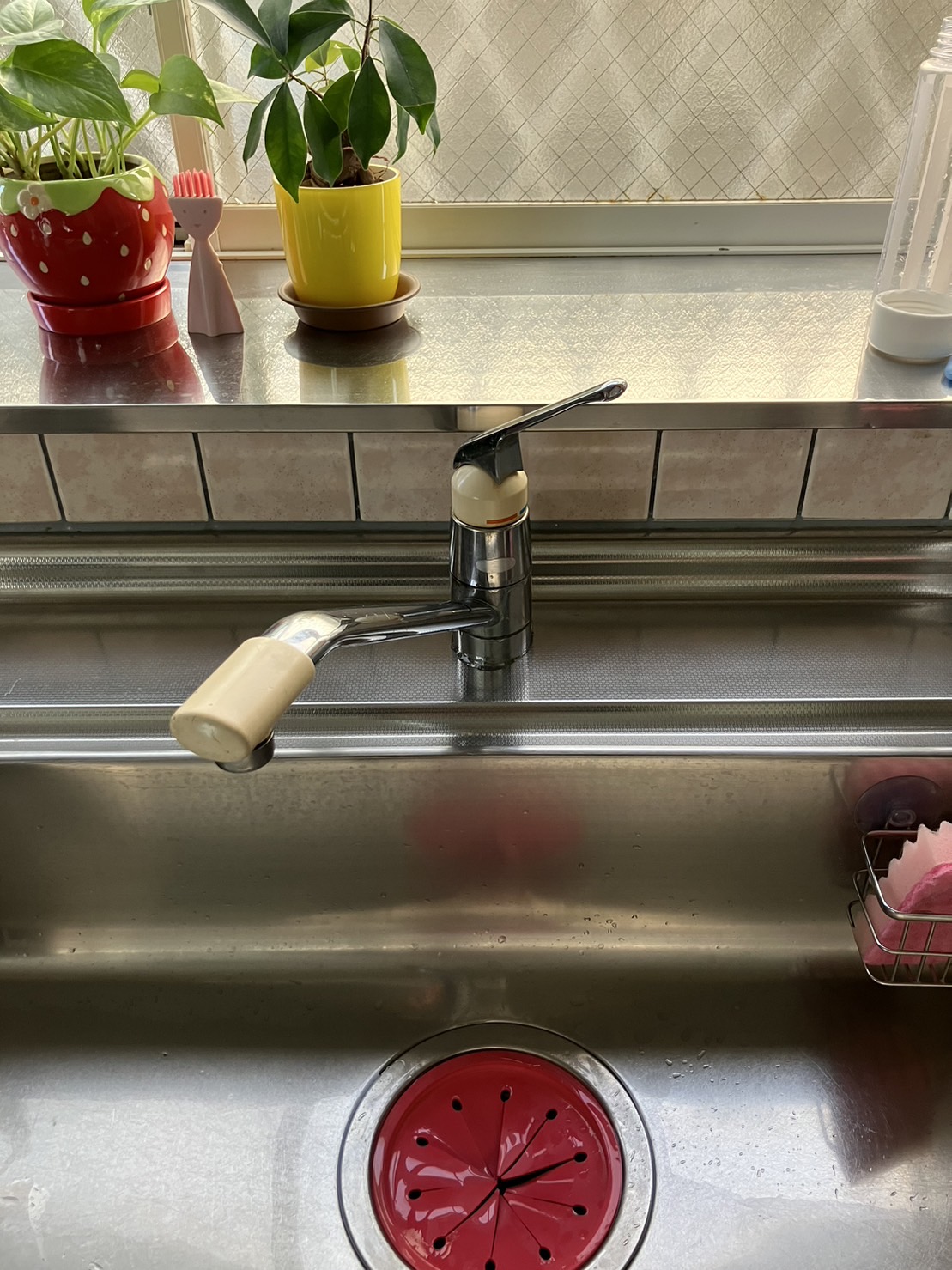 施工前　台所水栓