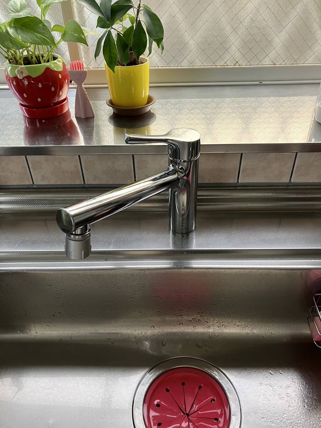 施工後　台所水栓