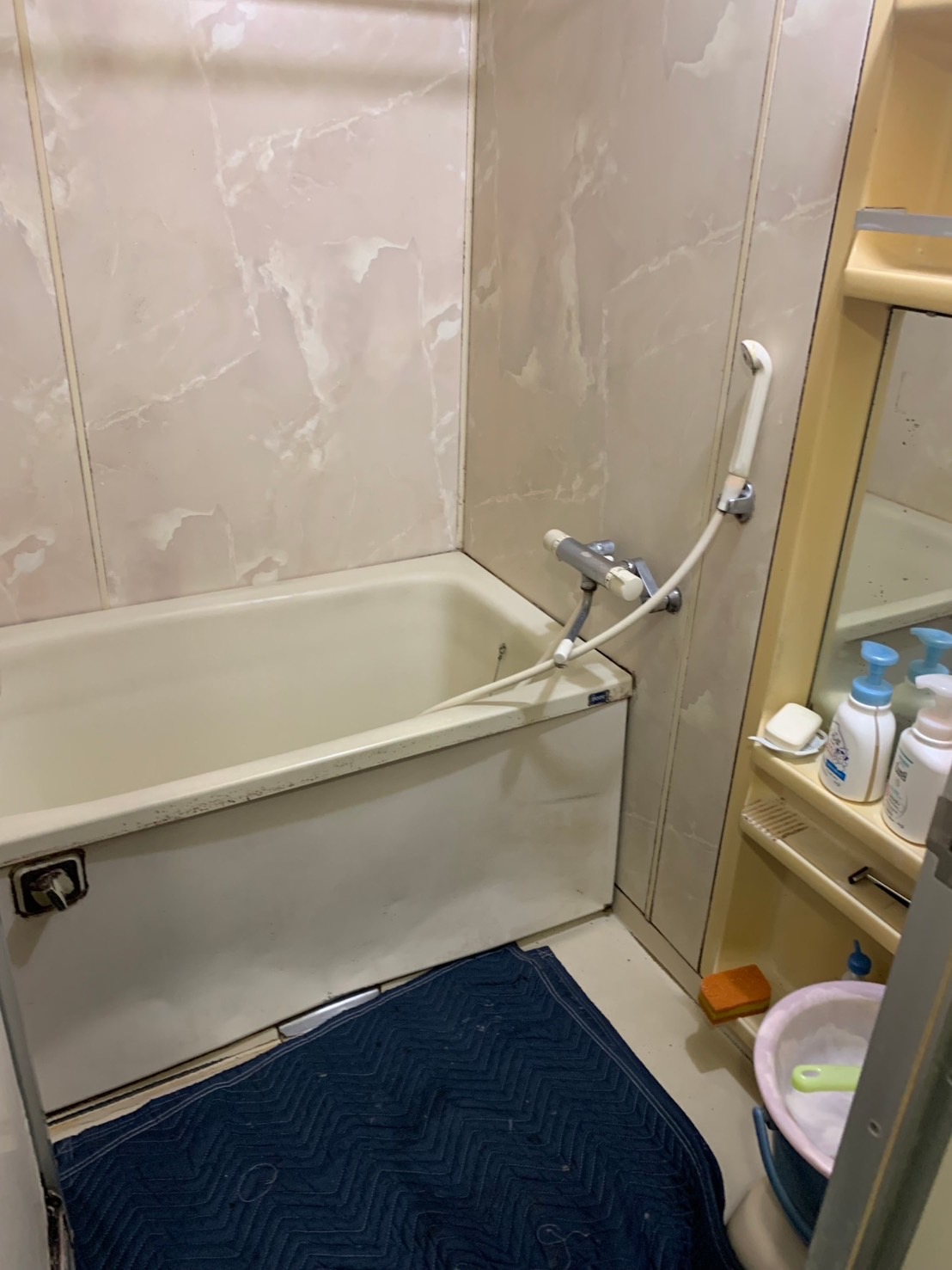 施工前　ユニットバス