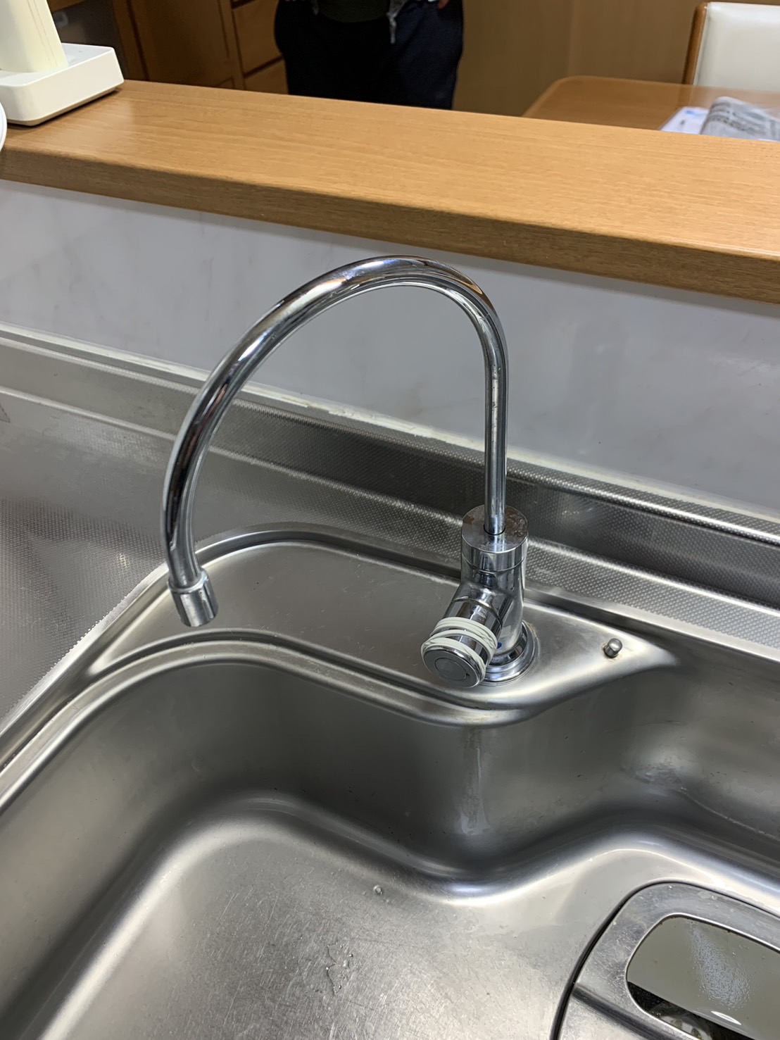 施工前　浄水器水栓