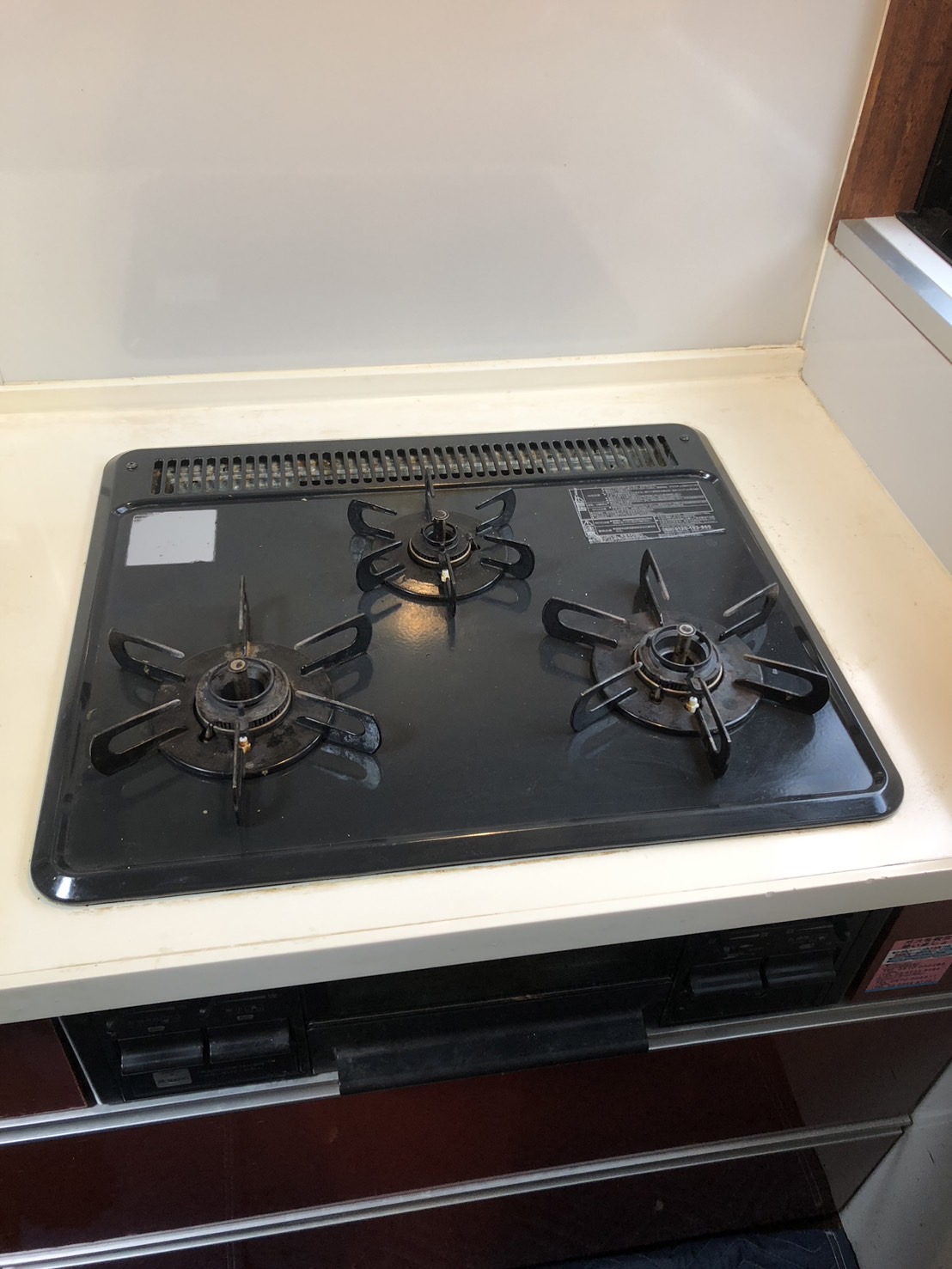 施工前　コンロ