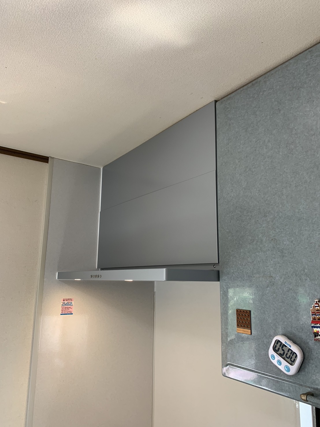 施工後　レンジフード