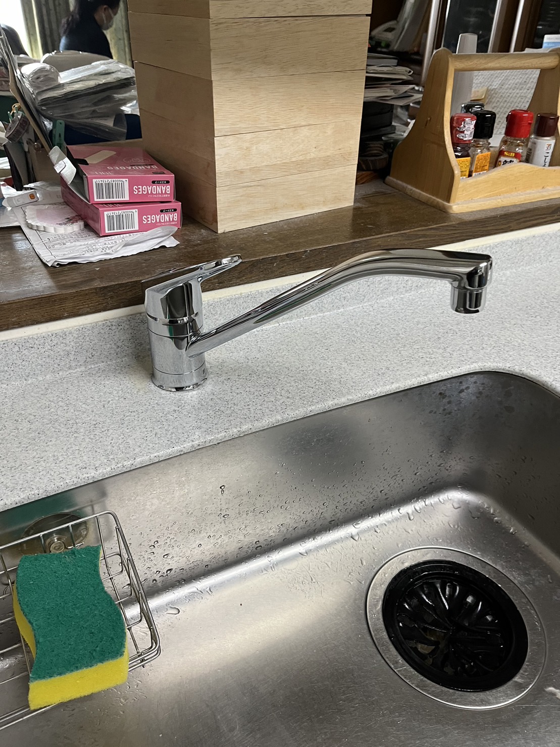 施工後　台所水栓