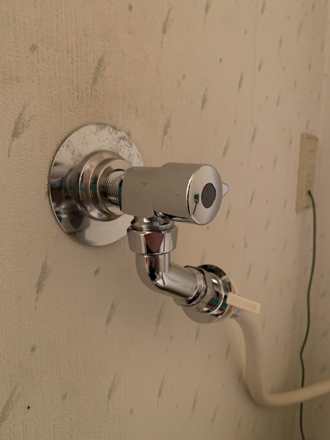 施工後　洗濯水栓