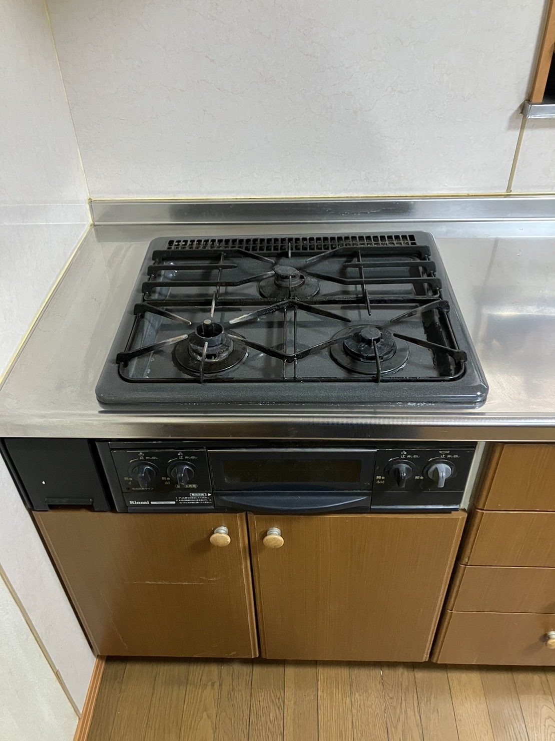 施工前　コンロ