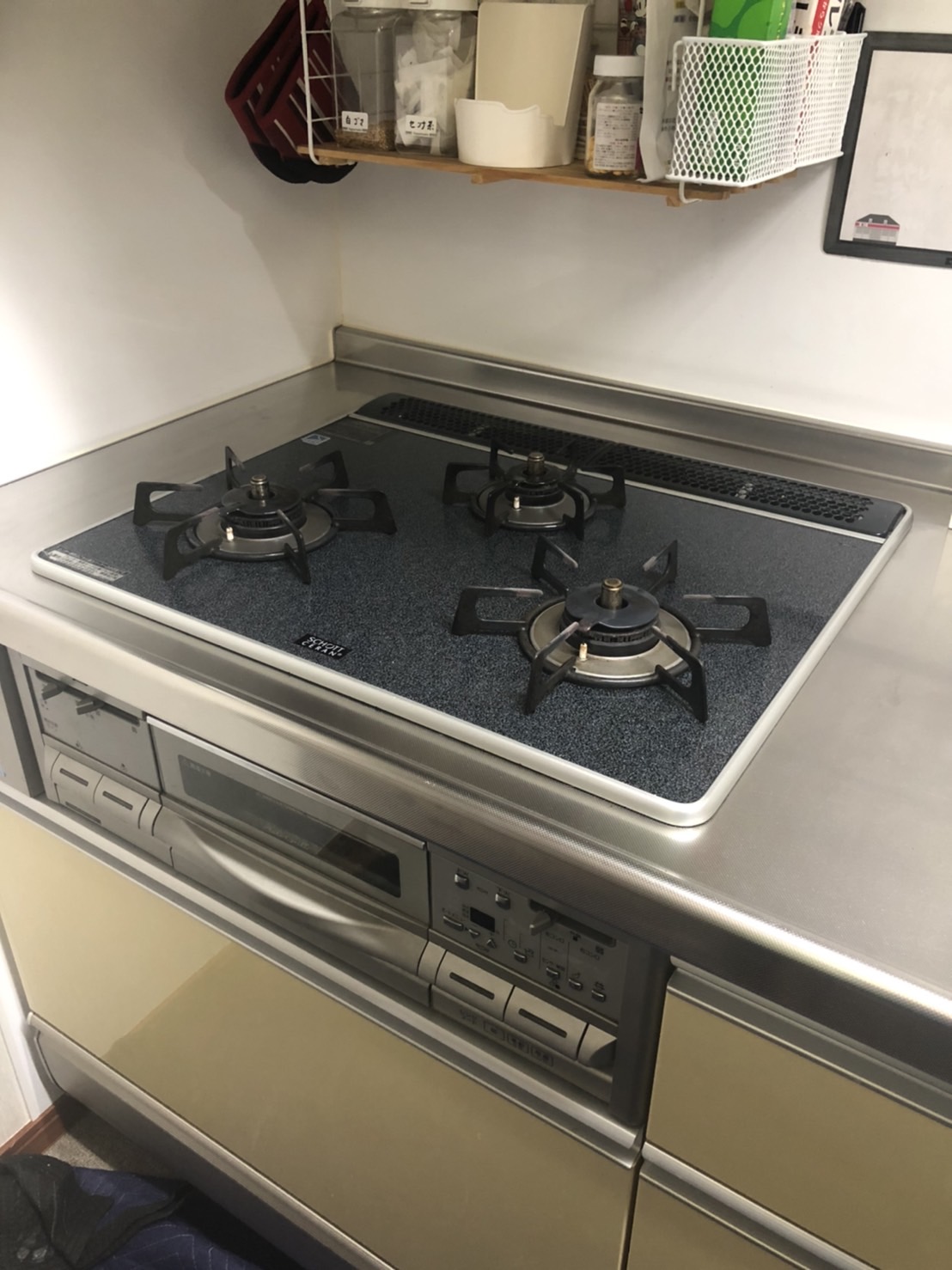 施工前　コンロ