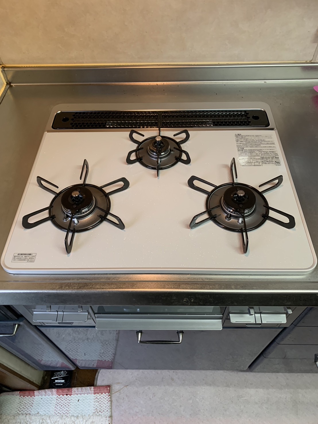 施工後　コンロ