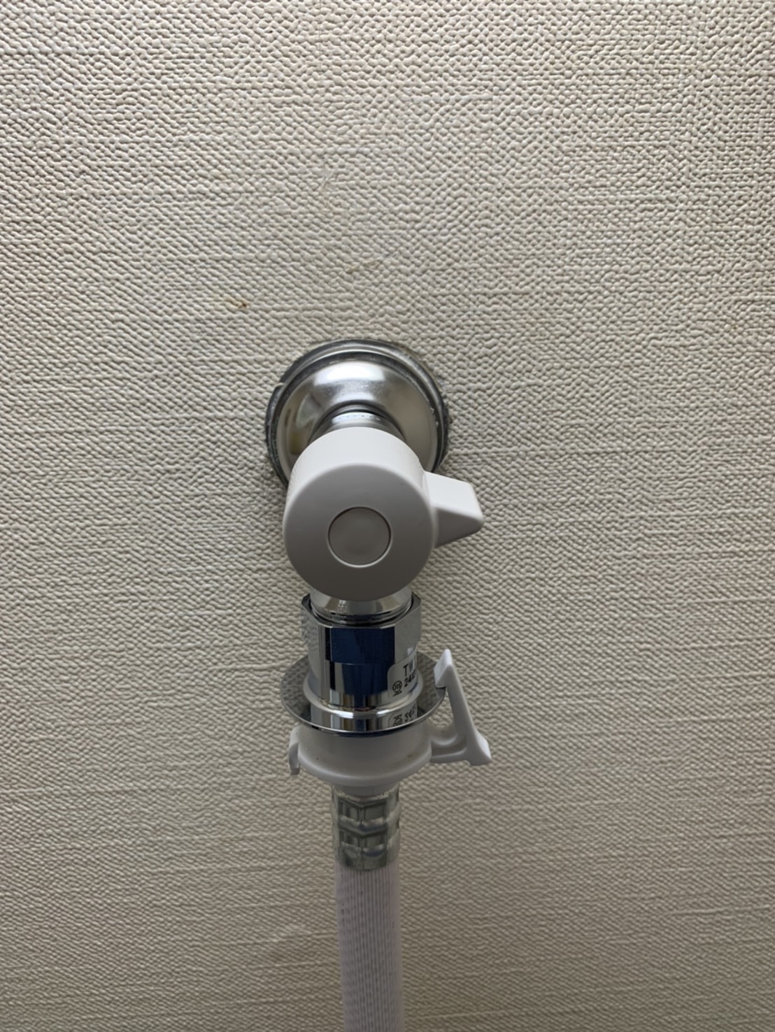 施工後　洗濯水栓