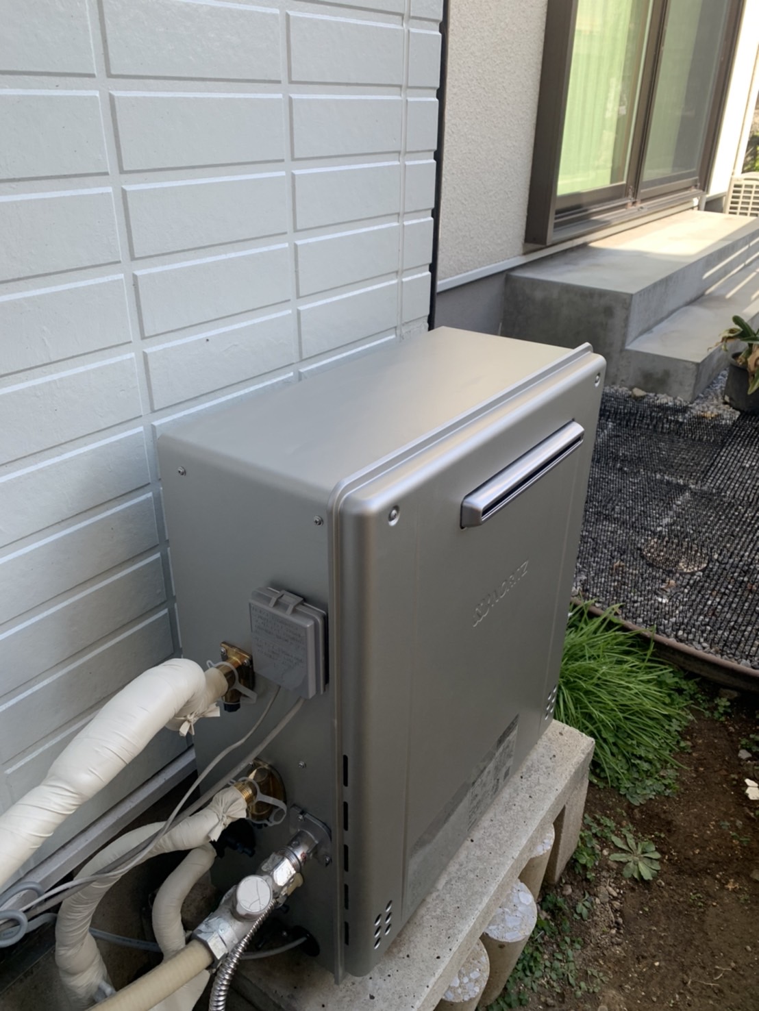 施工後　給湯器