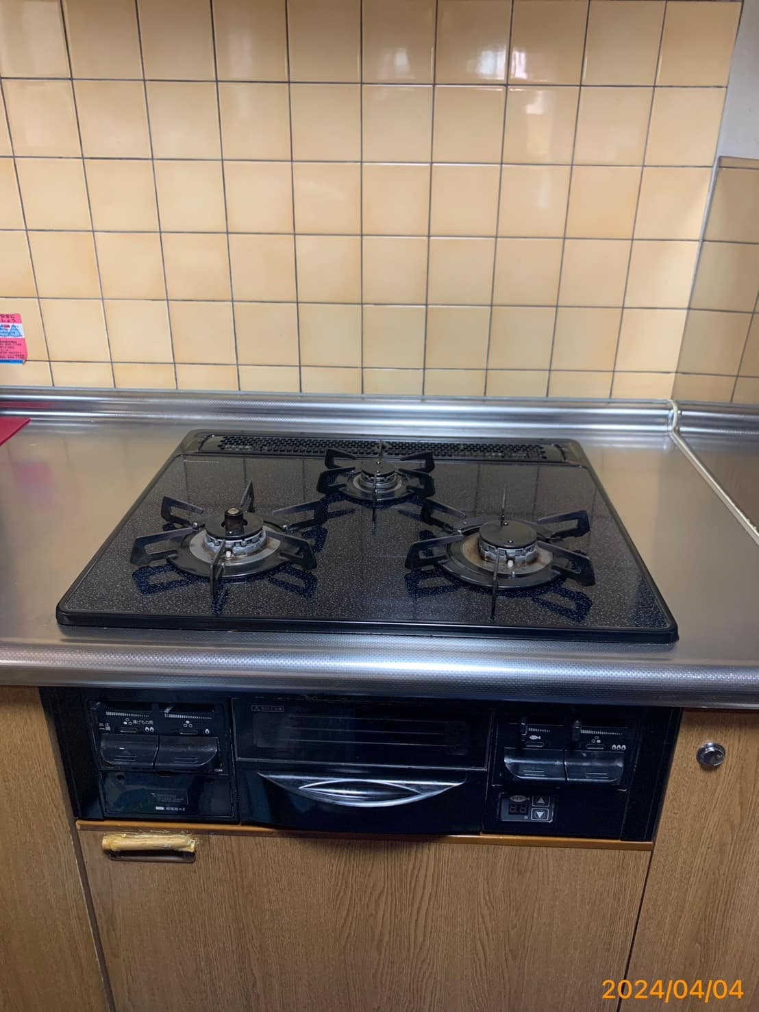 施工前　コンロ
