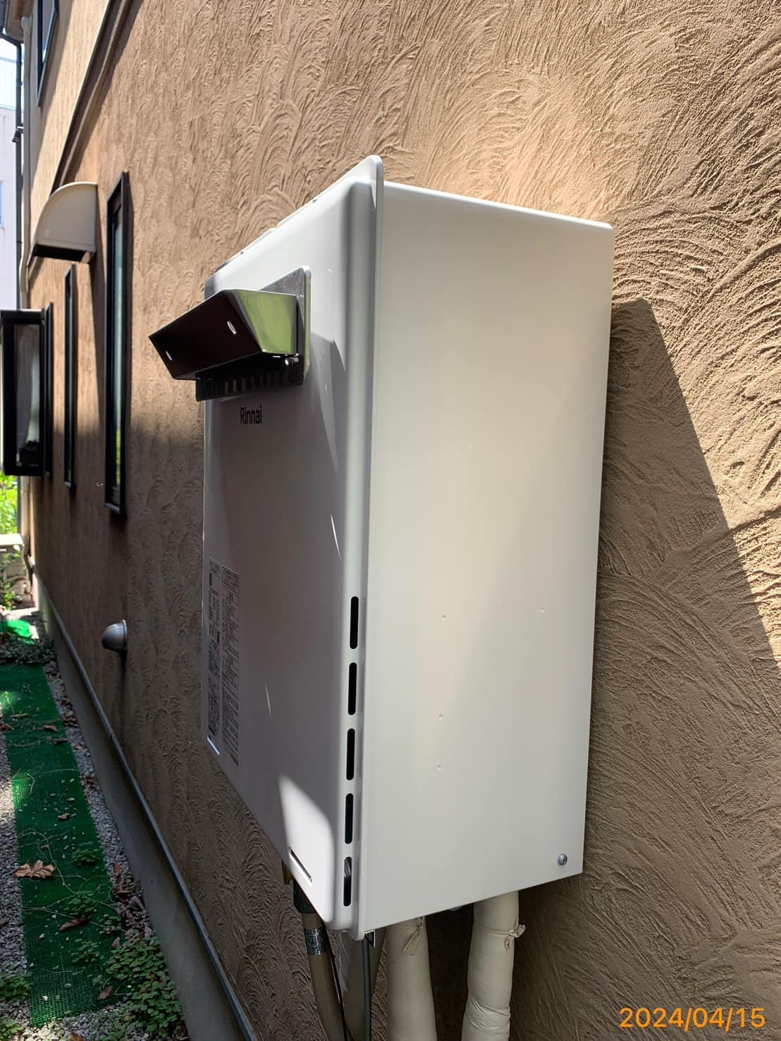 施工後　給湯器