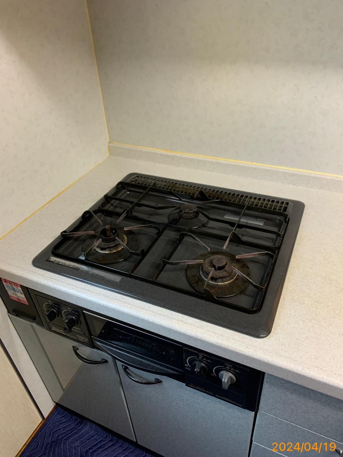 施工前　コンロ