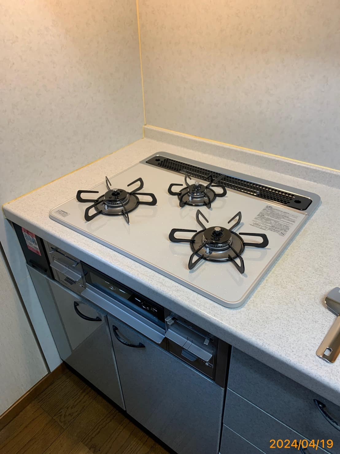 施工後　コンロ