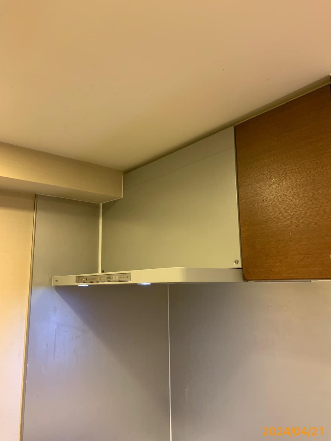 施工後　レンジフード